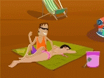 Poťouchlá pláž hra online