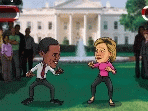 Obama vs Hilary hra online
