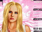 Udělej make up Avril hra online